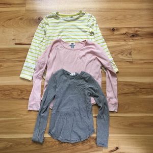 Bundle Of Girls Long Sleeve Tees